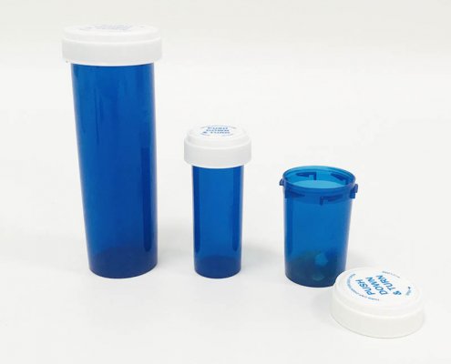 240ML Plastic Reversible Cap Vials