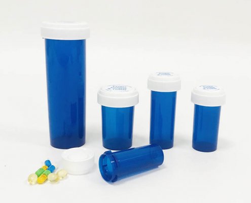 240ML Plastic Reversible Cap Vials