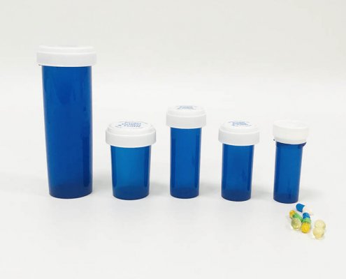 240ML Plastic Reversible Cap Vials