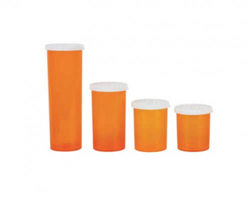 60DR Plastic Snap Cap Vials