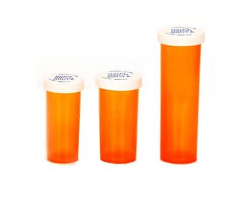 Child Resistant Cap Vial For Pills and Tablets