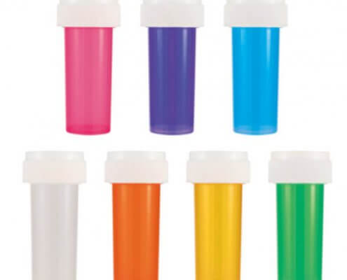 Colorful Reversible Cap Vial