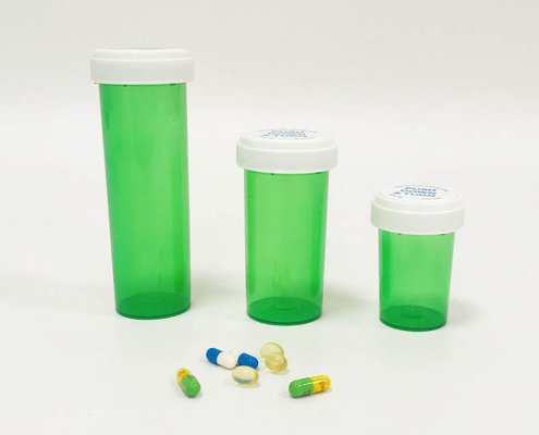 Colorful Reversible Cap Vial